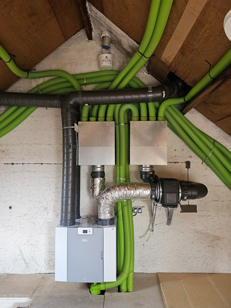 Installation d’une VMC double flux avec rafraîchissement d’air